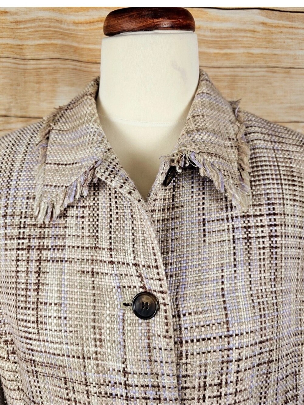 A Line Suits Tweed Coat Women's Size 16 - Picture 2 of 7
